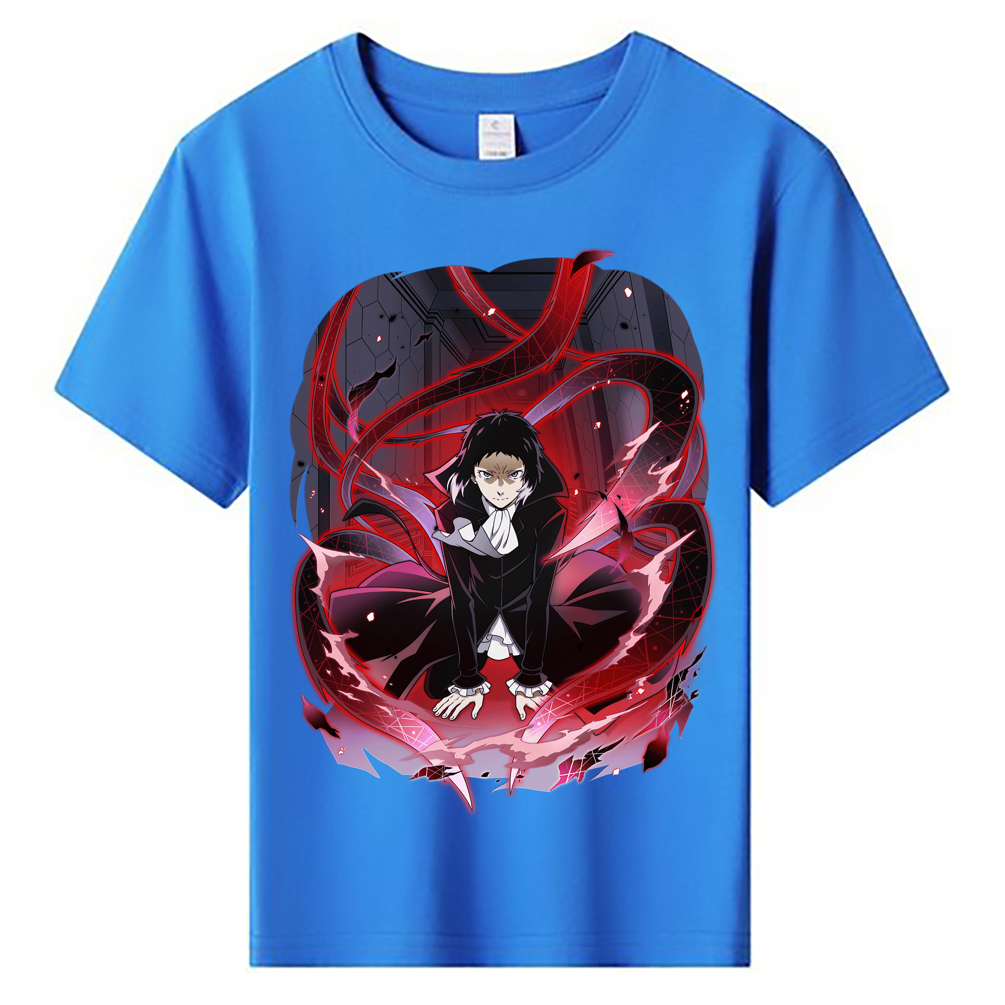 （画像用） 文豪ストレイドッグス Bungo Stray Dogs 綿100％キッズTシャツ（フロントプリント）